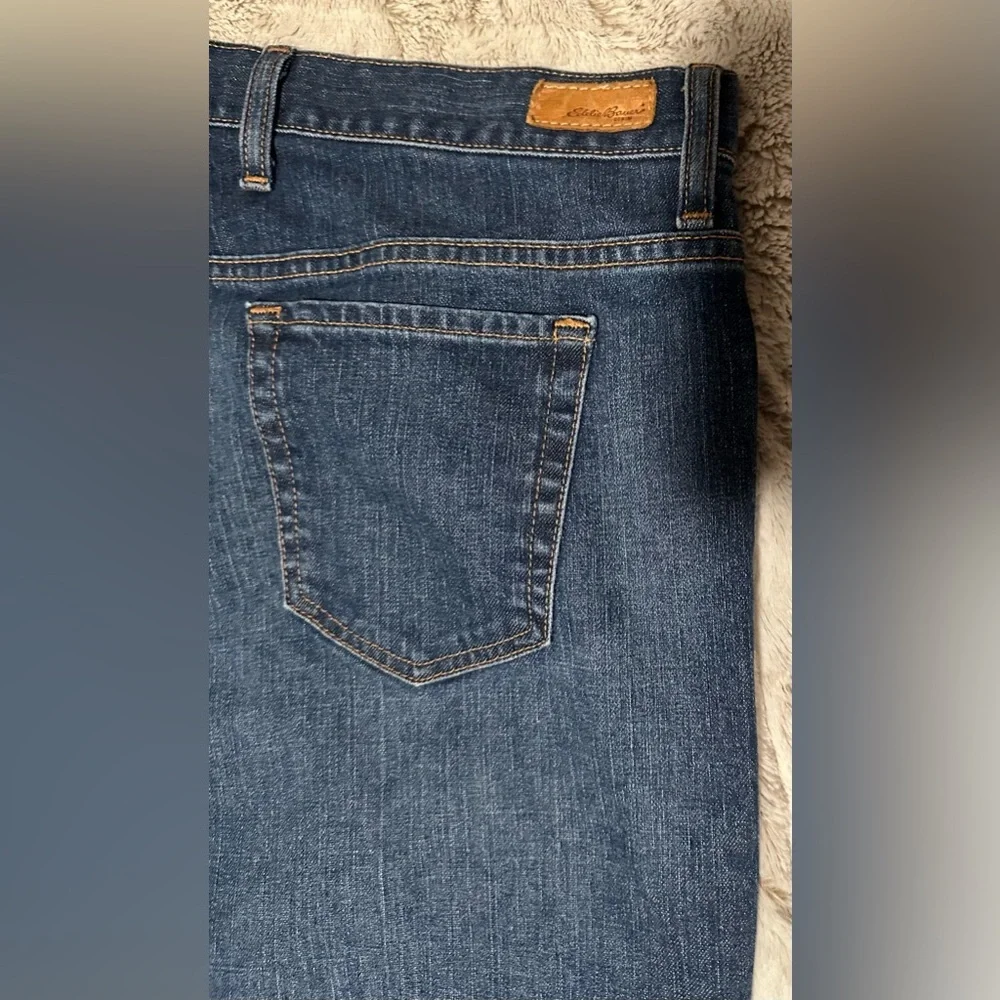 Eddie Bauer Women’s Tall Femme Grande Pants Blue Jeans Size 18T - Picture 13 of 13